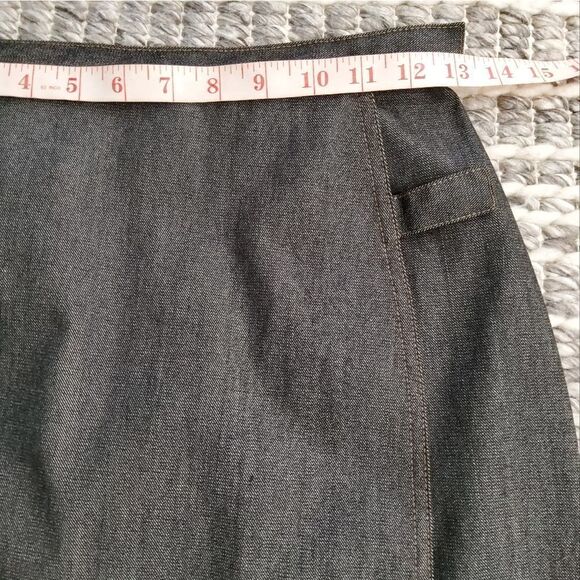 KENZO Jeans Wrap Embroidered Maxi Skirt Size 36/4 - Picture 8 of 12